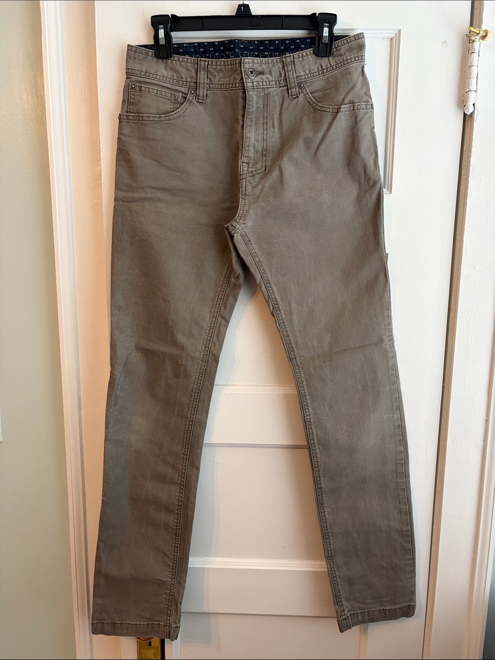 30x32 Prana Men's Slim Jeans in Khaki Green